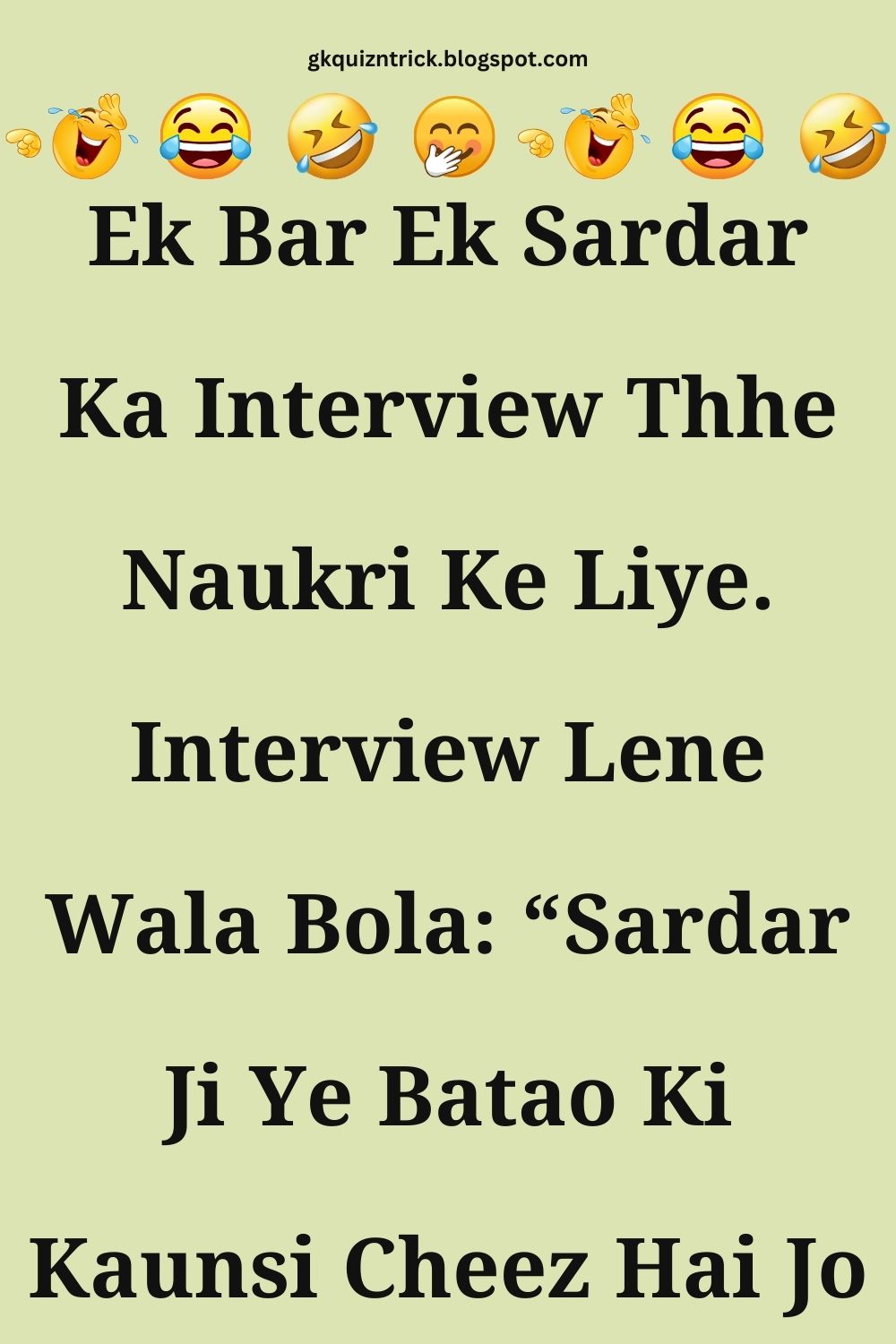 Funny Hindi Jokes