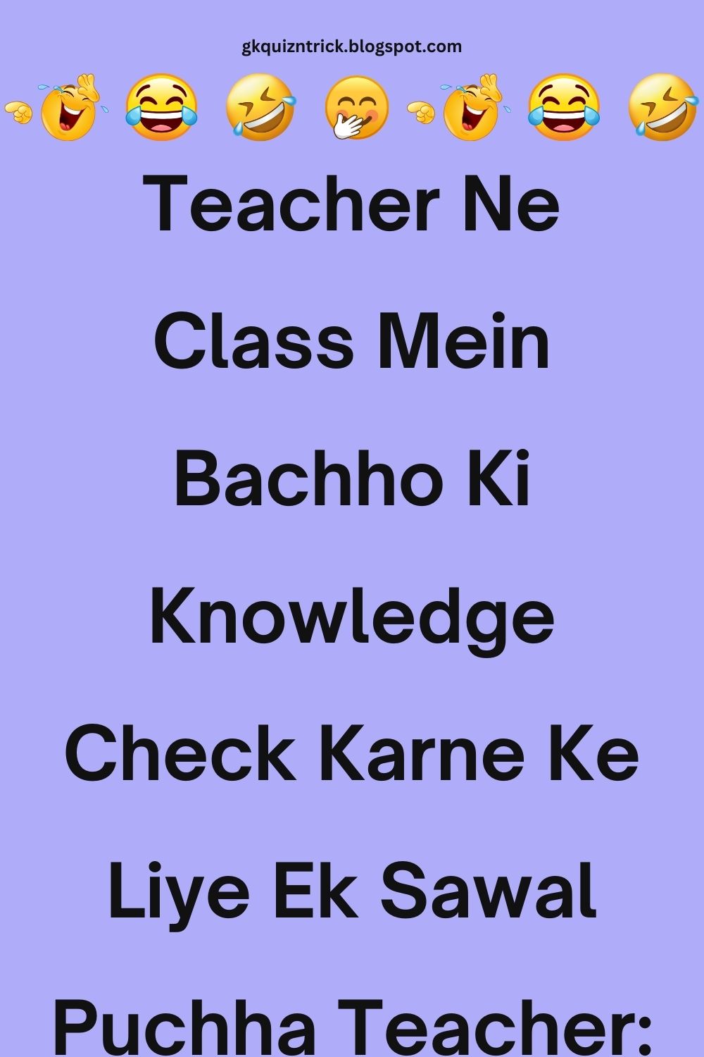 Funny Hindi Jokes